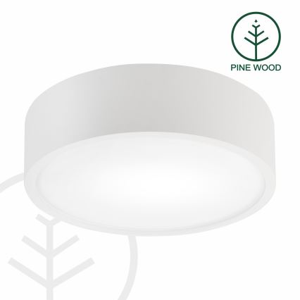 Laevalgusti NATURAL 1xE27/15W/230V, läbimõõt 27,5 cm, mänd/valge