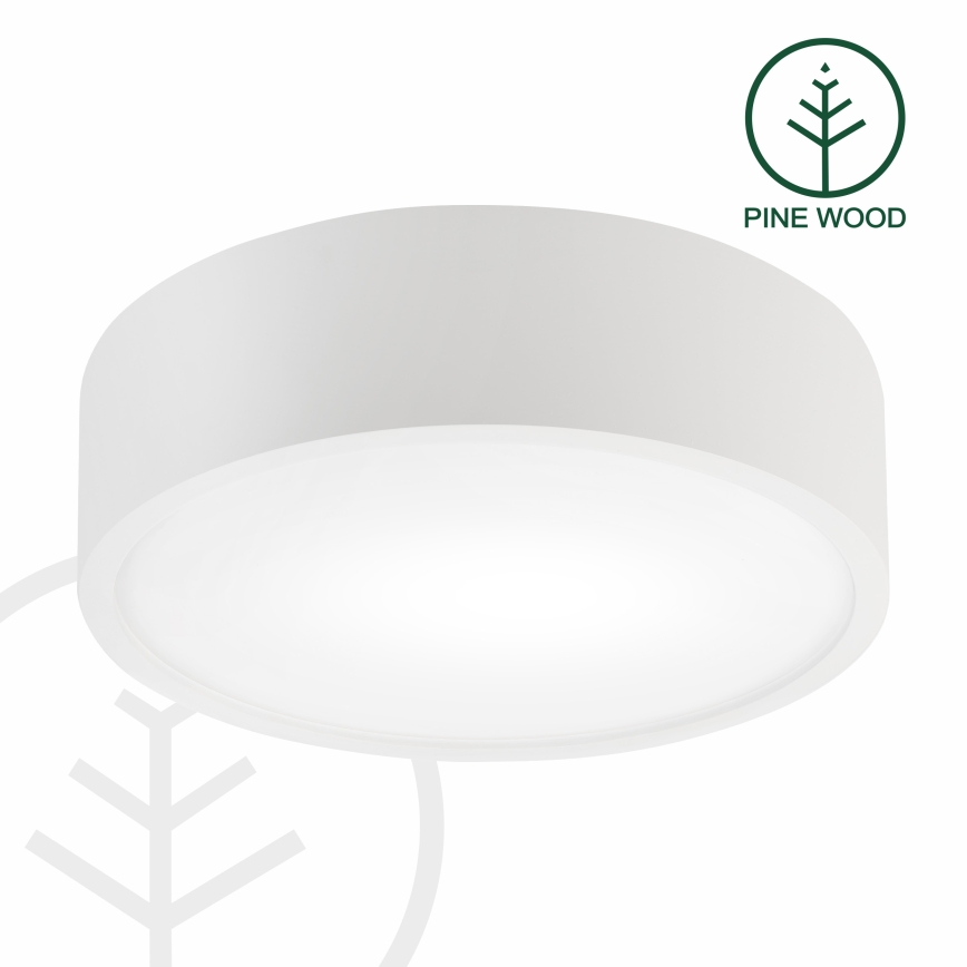 Laevalgusti NATURAL 1xE27/15W/230V, läbimõõt 27,5 cm, mänd/valge
