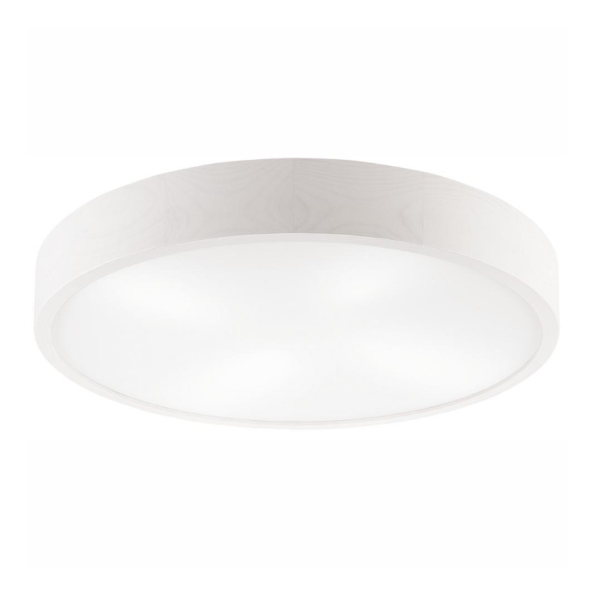 Laevalgusti NATURAL 4xE27/60W/230V ø 57,5 cm valge/mänd