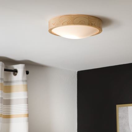 Laevalgusti NATURAL SLIM 1xE27/60W/230V Ø 27 cm mänd