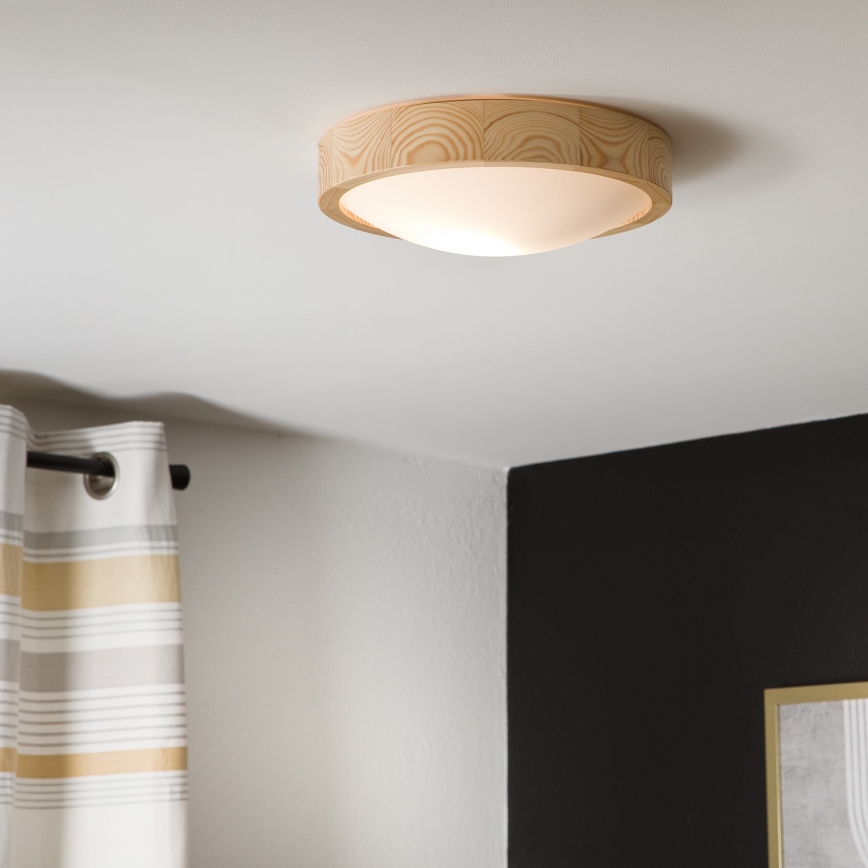 Laevalgusti NATURAL SLIM 1xE27/60W/230V Ø 27 cm mänd