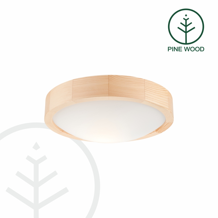 Laevalgusti NATURAL SLIM 1xE27/60W/230V Ø 27 cm mänd
