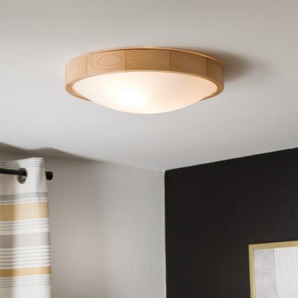 Laevalgusti NATURAL SLIM 2xE27/60W/230V Ø 37 cm mänd