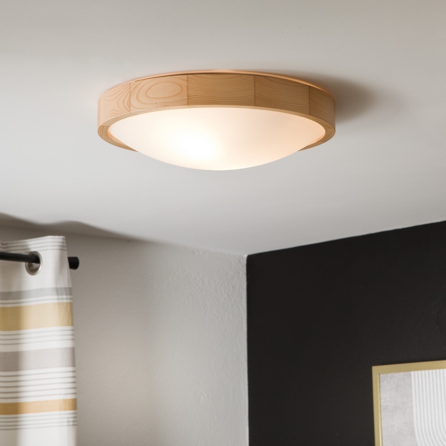 Laevalgusti NATURAL SLIM 2xE27/60W/230V Ø 37 cm mänd