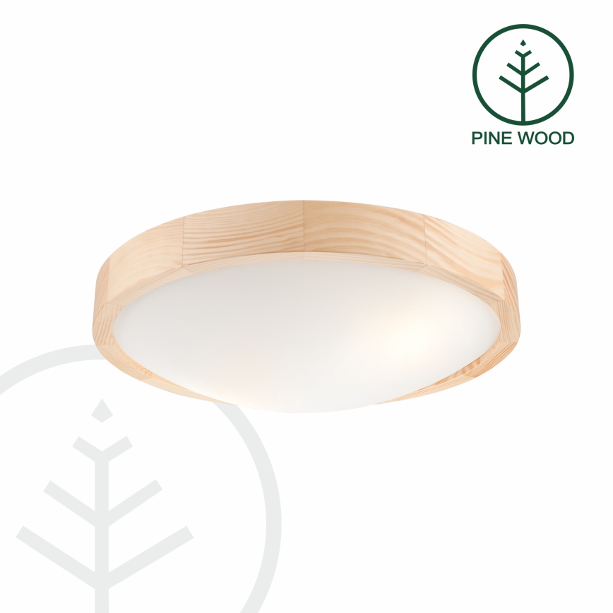 Laevalgusti NATURAL SLIM 2xE27/60W/230V Ø 37 cm mänd