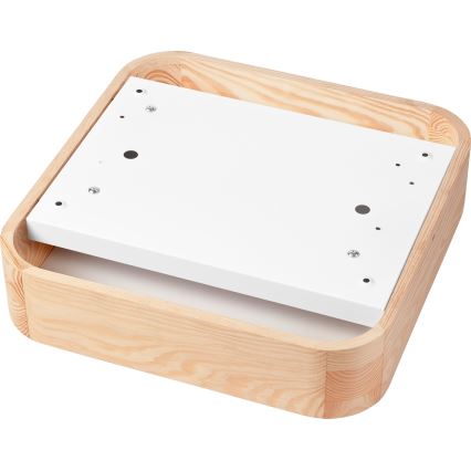 Laevalgusti NATURAL SQUARE 2xE27/15W/230V 35x35 cm mänd