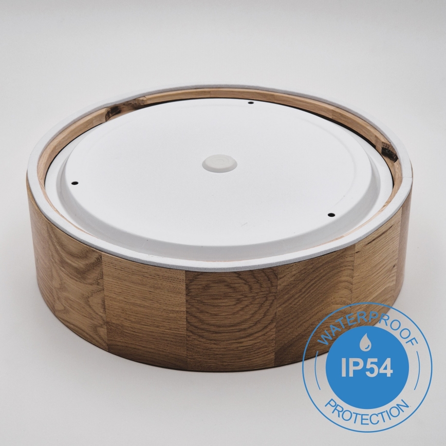 Laevalgusti vannituppa OAK 2xE27/15W/230V IP54 tamm ø 27 cm