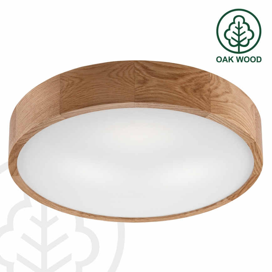 Laevalgusti OAK 3xE27/60W/230V tamm Ø 47,5 cm