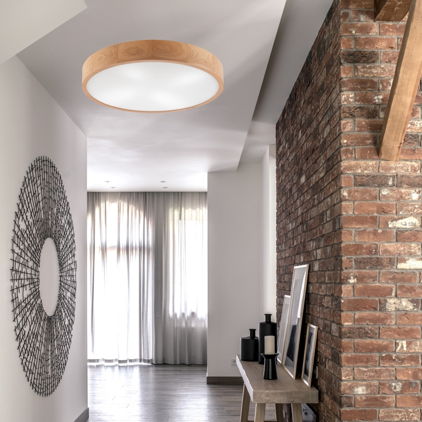 Laevalgusti OAK 4xE27/60W/230V ø 57,5 cm tamm