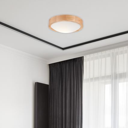Laevalgusti OAK SLIM 1xE27/60W/230V tamm ø 27 cm