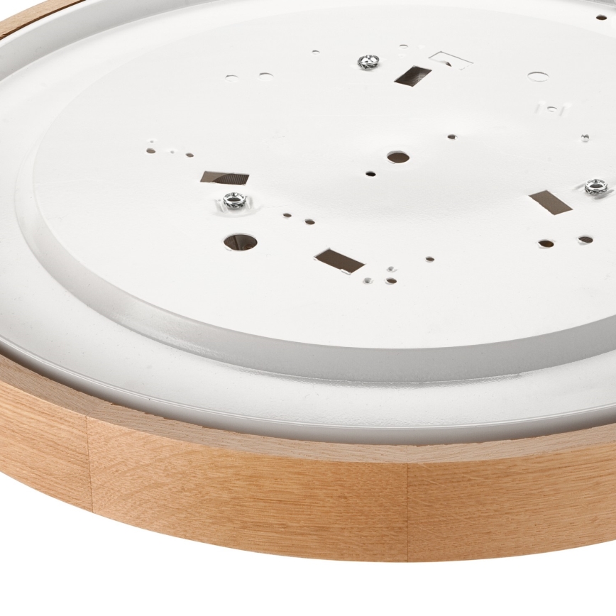 Laevalgusti OAK SLIM 3×E27/60W/230V Tamm ø 47 cm