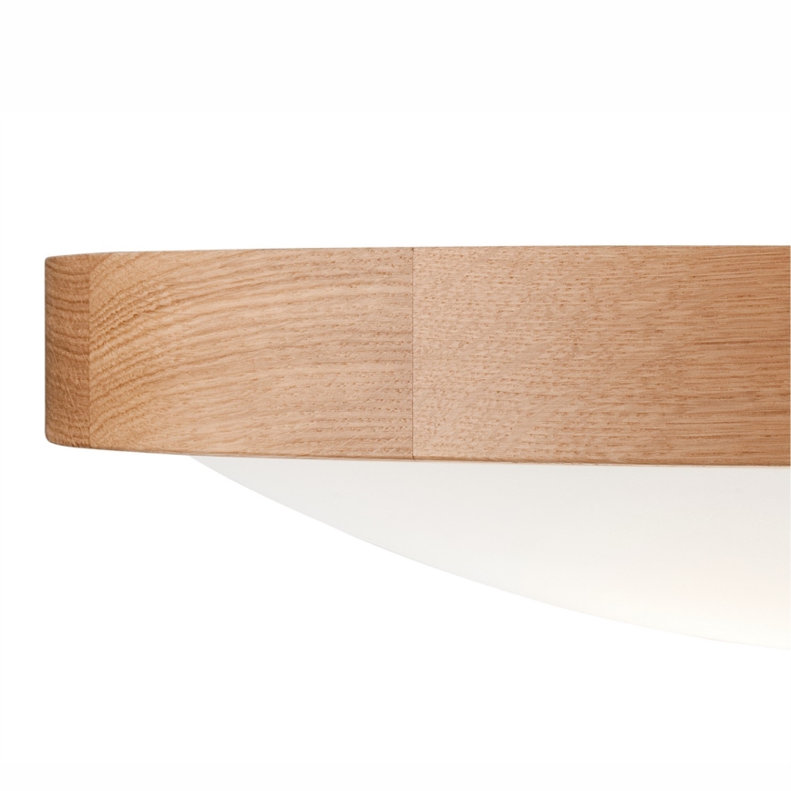 Laevalgusti OAK SLIM 3×E27/60W/230V Tamm ø 47 cm