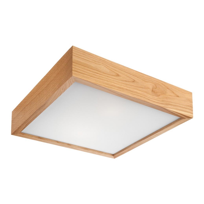 Laevalgusti OAK SQUARE 1xE27/60W/230V tamm 27,5 cm