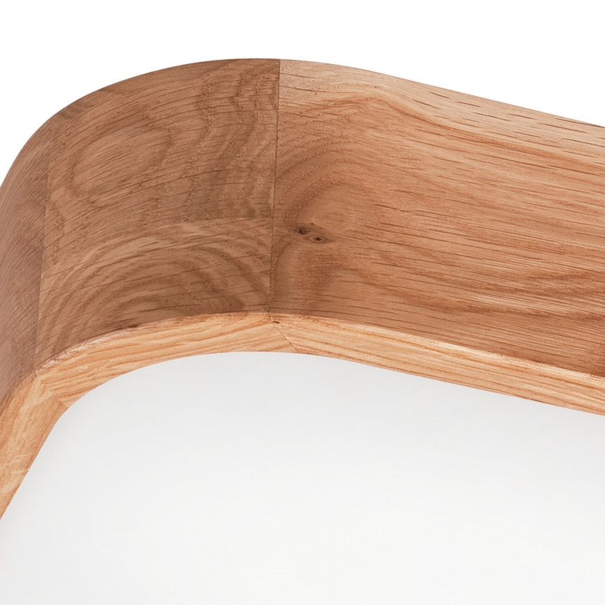 Laevalgusti OAK SQUARE 4xE27/15W/230V 45x45 cm tamm