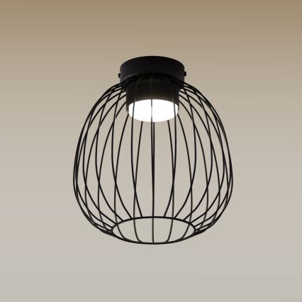 Laevalgusti OVELLA 1xGX53/10W/230V Ø 25 cm, must