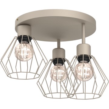 Laevalgusti PARKLA 3xE27/15W/230V beež