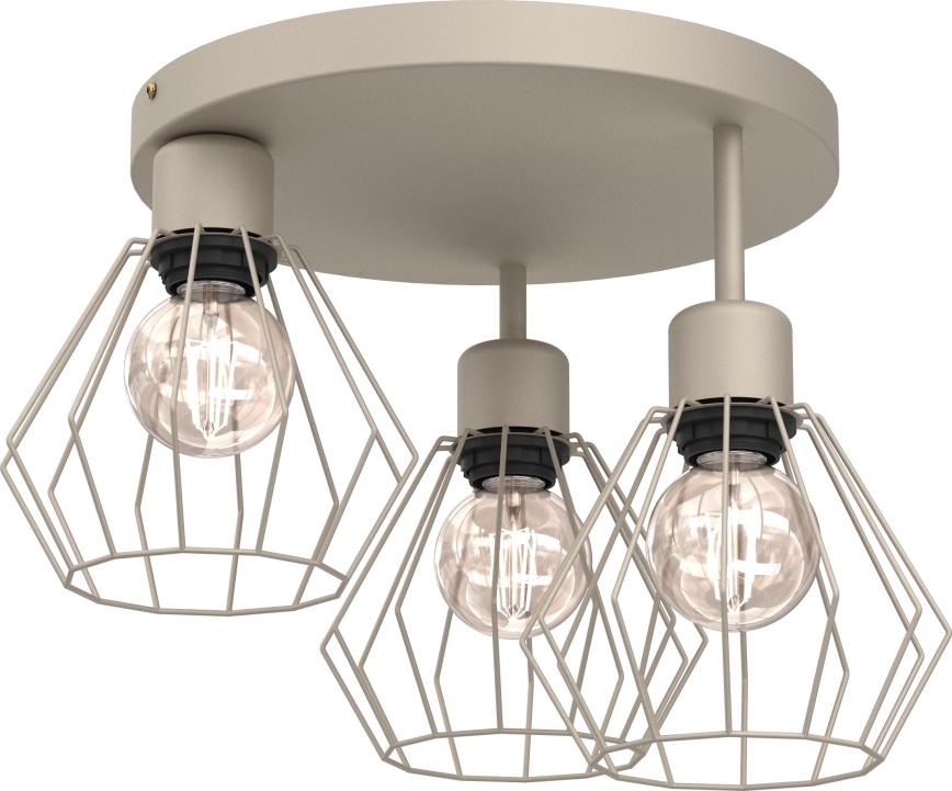 Laevalgusti PARKLA 3xE27/15W/230V beež