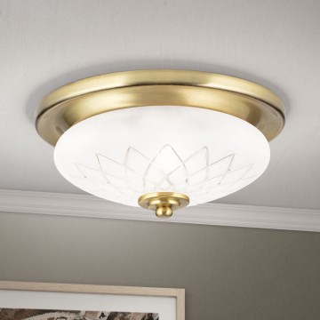 Laevalgusti PORTO 1xE27/40W/230V d. 26 cm kuldne