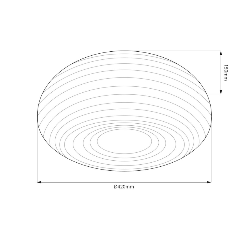 Laevalgusti PULSO 3xE27/15W/230V läbimõõt 42 cm valge