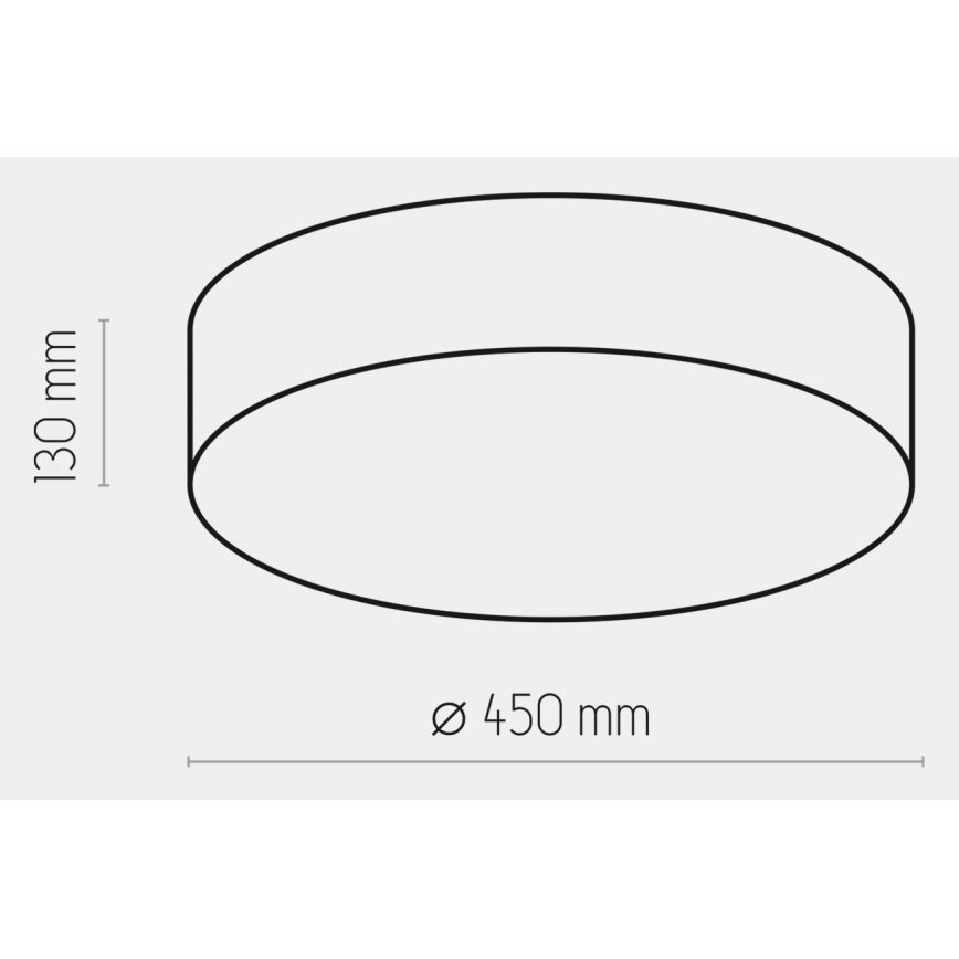 Laevalgusti RONDO 4xE27/15W/230V d. 45 cm beež