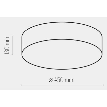 Laevalgusti RONDO 4xE27/15W/230V d. 45 cm hall