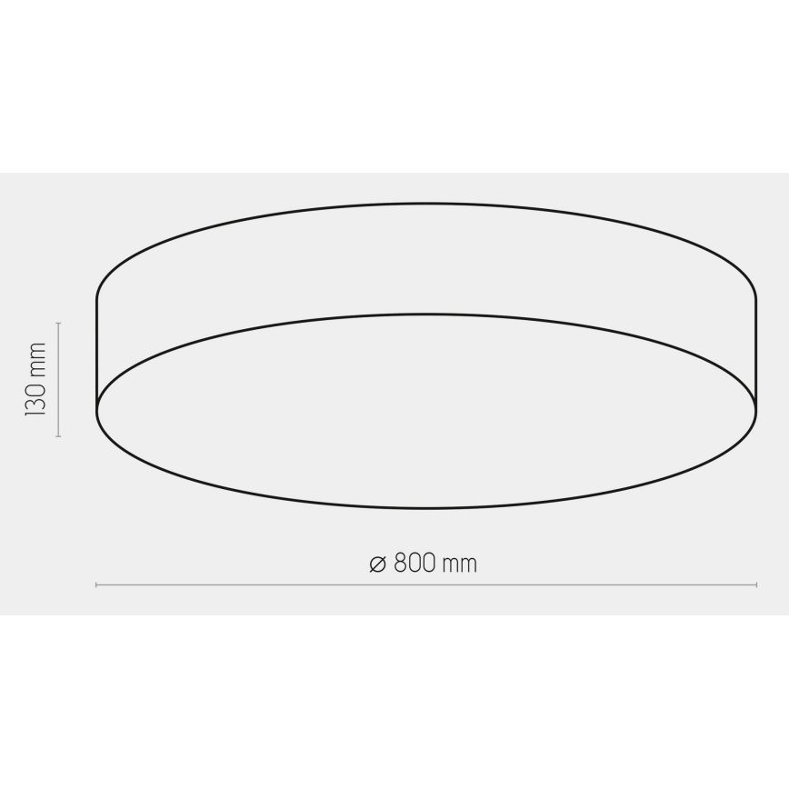 Laevalgusti RONDO 6xE27/15W/230V d. 80 cm valge