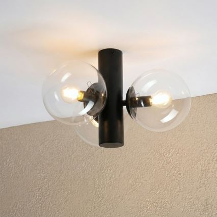 Laevalgusti SFERIO 3xE14/5W/230V must/läbipaistev