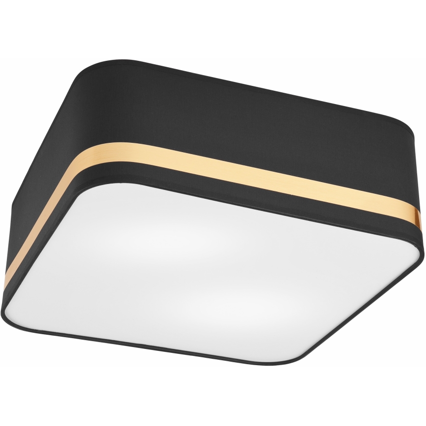 Laevalgusti SIRJA SQUARE 2xE27/60W/230V 35x35 cm must
