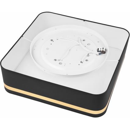 Laevalgusti SIRJA SQUARE 4xE27/60W/230V 45x45 cm must