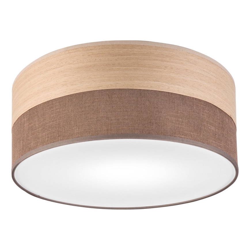 Laevalgusti SIRJA WOOD 1xE27/15W/230V d. 35 cm pruun/tamm