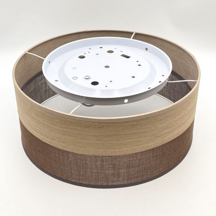 Laevalgusti SIRJA WOOD 1xE27/15W/230V d. 35 cm pruun/tamm