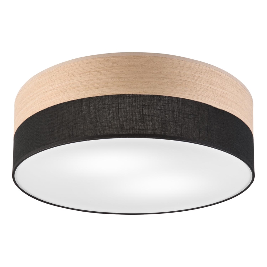 Laevalgusti SIRJA WOOD 2xE27/15W/230V d. 45 cm must/tamm