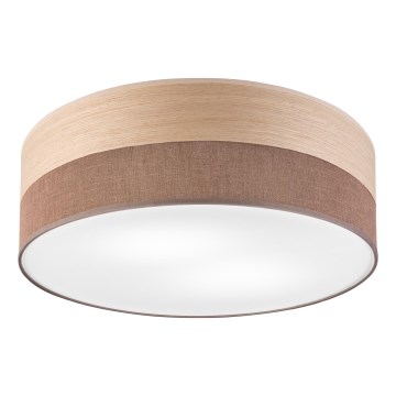Laevalgusti SIRJA WOOD 2xE27/15W/230V d. 45 cm pruun/tamm
