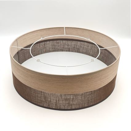 Laevalgusti SIRJA WOOD 2xE27/15W/230V d. 45 cm pruun/tamm