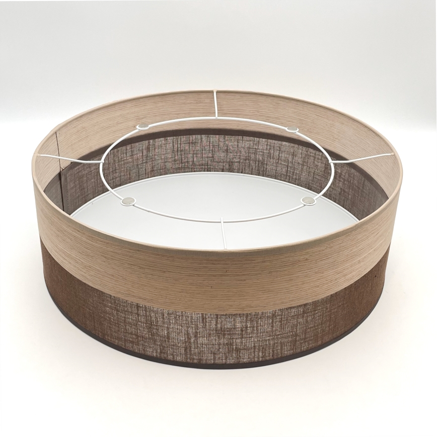 Laevalgusti SIRJA WOOD 2xE27/15W/230V d. 45 cm pruun/tamm