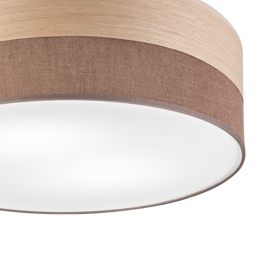 Laevalgusti SIRJA WOOD 2xE27/15W/230V d. 45 cm pruun/tamm
