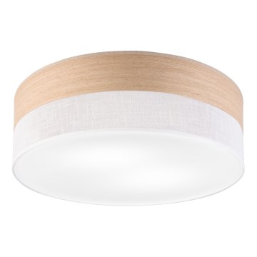 Laevalgusti SIRJA WOOD 2xE27/15W/230V d. 45 cm valge/tamm