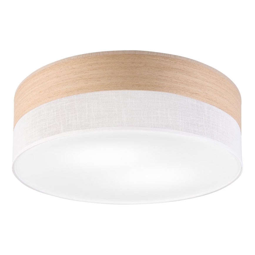 Laevalgusti SIRJA WOOD 2xE27/15W/230V d. 45 cm valge/tamm