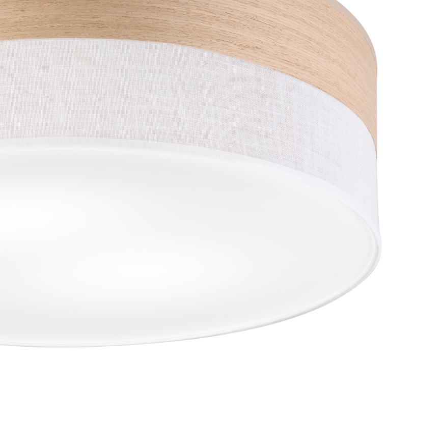 Laevalgusti SIRJA WOOD 2xE27/15W/230V d. 45 cm valge/tamm