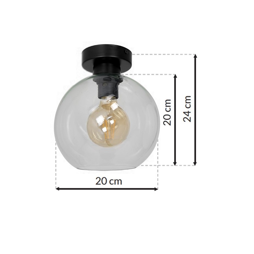 Laevalgusti SOFIA 1xE27/60W/230V läbipaistev