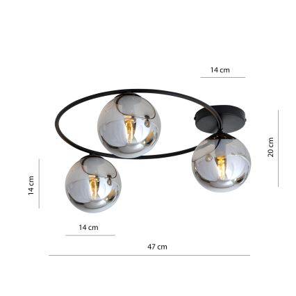 Laevalgusti SOPRA 3xE14/10W/230V must