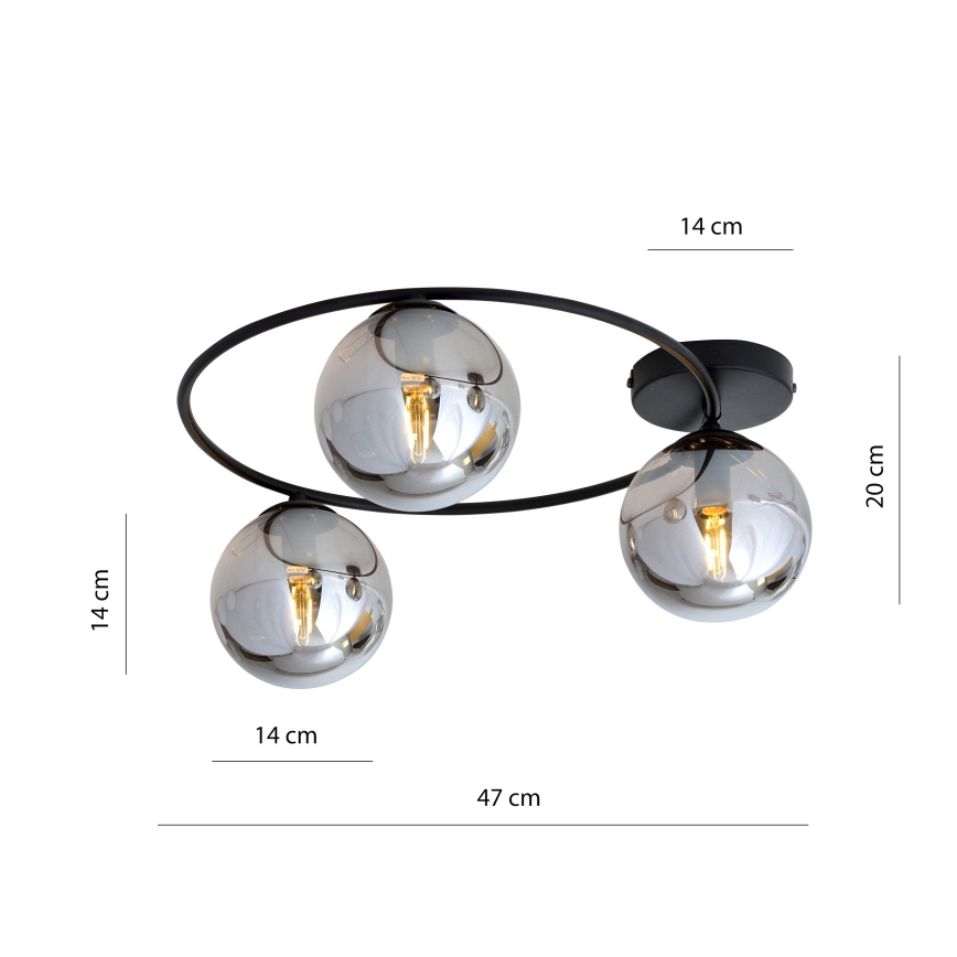 Laevalgusti SOPRA 3xE14/10W/230V must