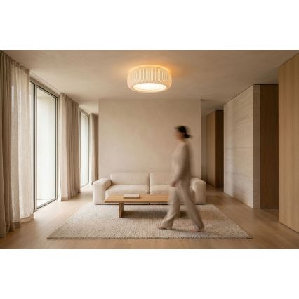 Laevalgusti STRIPES 2xE27/40W/230V läbimõõt 55 cm valge/kreemjas