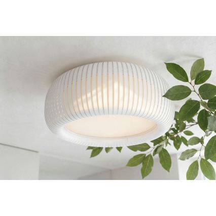 Laevalgusti STRIPES 2xE27/40W/230V läbimõõt 55 cm valge/kreemjas