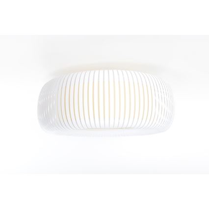 Laevalgusti STRIPES 2xE27/40W/230V läbimõõt 55 cm valge/kreemjas