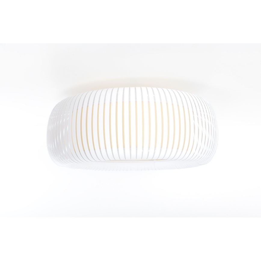 Laevalgusti STRIPES 2xE27/40W/230V läbimõõt 55 cm valge/kreemjas
