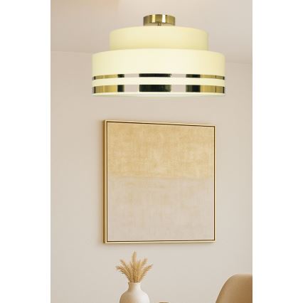 Laevalgusti TAMI 1xE27/60W/230V beež/kuldne