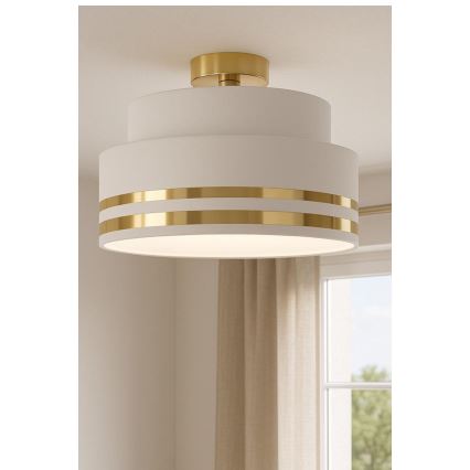 Laevalgusti TAMI 1xE27/60W/230V d. 40 cm valge/kuldne
