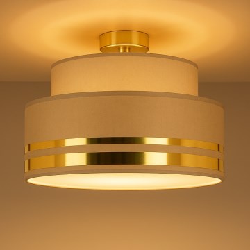 Laevalgusti TAMI 1xE27/60W/230V pruun/kuldne