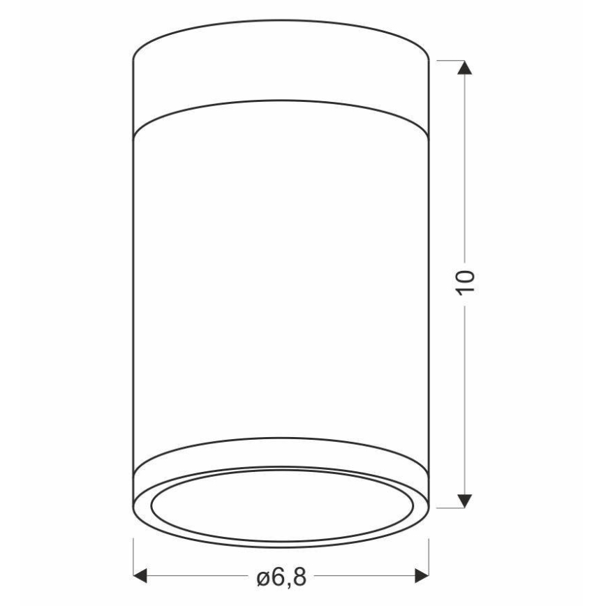 Laevalgusti TUBA GU10/15W/230V